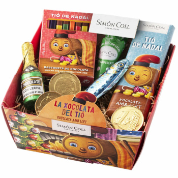 Шоколад ассорти Simon Coll Рождественские сладости малая корзина, 71,5г