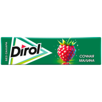 Жевательная резинка Dirol Яркая малина 13,6г