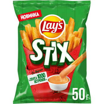 Чипсы Лейс 1000 островов соус, 50г