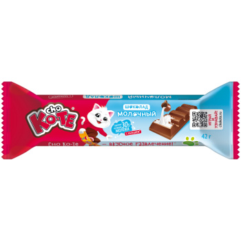 Плитка молочная Сho Ko-te с молочной начинкой, 42г