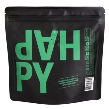 Кофе в зёрнах Peppy Happy крепкий, 200г 