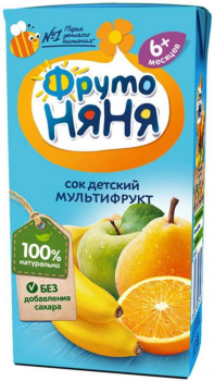 Сок ФН 200мл Мультифрукт