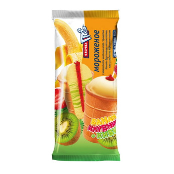 Фабрика Грёз Банан киви клубника 70г СЗМЖ Поспел