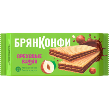 Вафли ореховые Брянконфи, 190г 