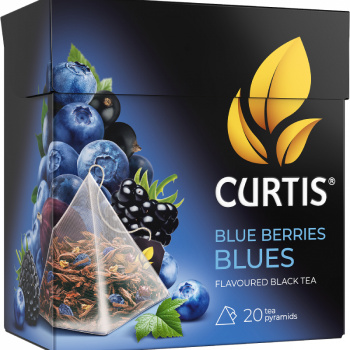 Чай черный Curtis Blue Berries Blues в пирамидках, 20х1.8г