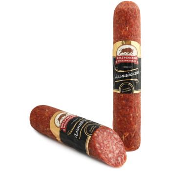 Колбаса сырокопченая Сервелат Альпийский Костромской МК, 200г