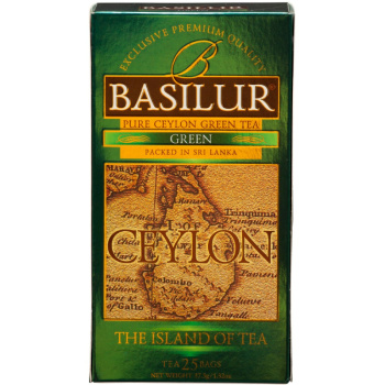 Чай Базилур 25пак Чайный остров Цейлон зеленый