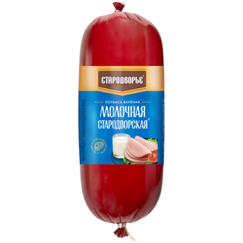 Колбаса вареная Молочная Традиционная Стародворье, 400г