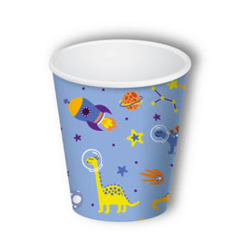 Стаканы бумажные Динозавры 6шт, 250мл