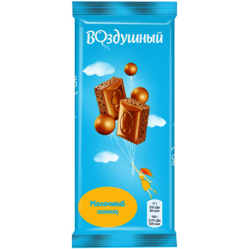 Шоколад молочный пористый Воздушный, 85г