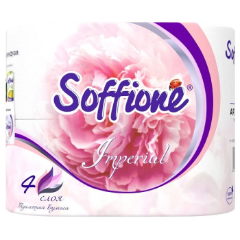 Туалетная_бумага_Soffione_Imperial_Peony_4шт_4слоя