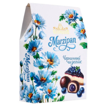 Конфеты Черничный чизкейк с корпусом из марципана, 84г