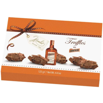 Набор конфет Hamlet Cointreau Трюфели из молочного шоколада с ликером, 125г 