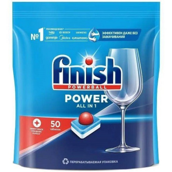 Таблетки Finish Power 50шт для ПММ 