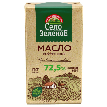 Масло_Крестьянское_Село_Зеленое_72_5__175г_БЗМЖ