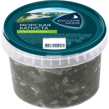 Морская капуста маринованая классическая Русское море, 450г