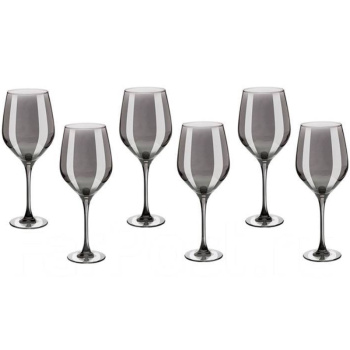 Набор бокалов для вина «Селест Сияющий Графит» 270мл, 6шт