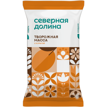Творожная масса Северная Долина с курагой особая, 180г
