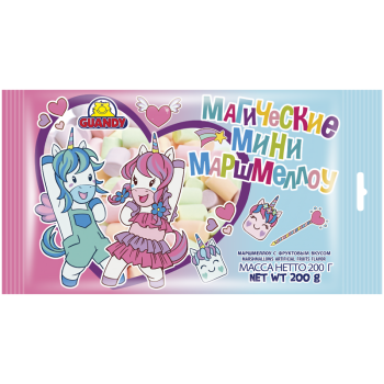 Маршмеллоу Волшебная страна 200г магические мини фруктовые 