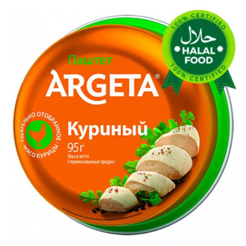 Паштет Argeta Куриный халяль, 95г