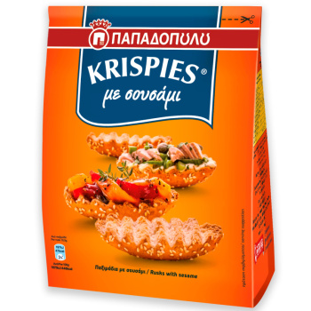 Сухари Krispies с кунжутом, 200г 