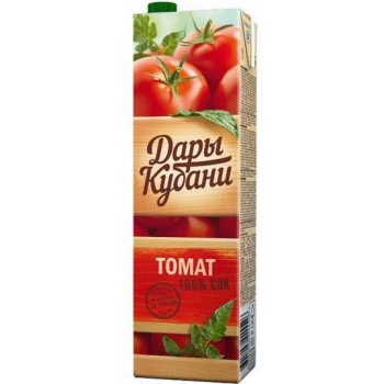 Сок Дары Кубани 0,95л Томатный КБ