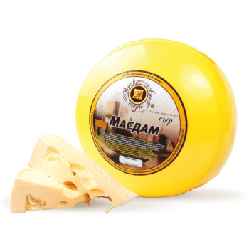 Сыр Маасдам 45% 1кг БЗМЖ с.Воскресенье