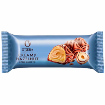 Батончик вафельный Озера 23г Молочный ореховая начинка