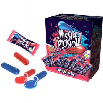 Жевательная резинка Fini Missile Xplosion Взрыв ракеты, 5,5г