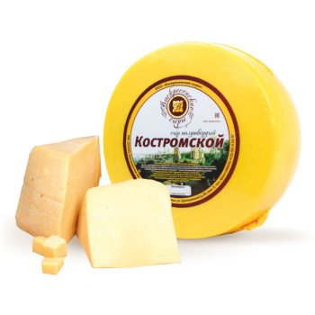 Сыр Костромской 45% 1кг БЗМЖ с.Воскресенье