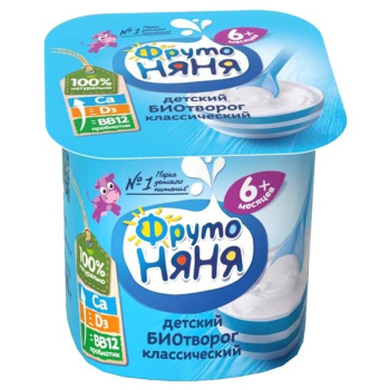 Биотворог ФН 100г 5%  для детского питания БЗМЖ
