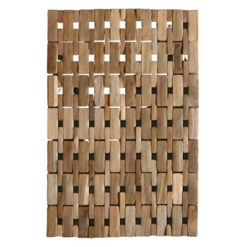 Коврик из тикового дерева, 40х30х0,7см