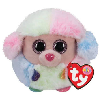 Мягкая игрушка разноцветный Пудель Рэй, 10см