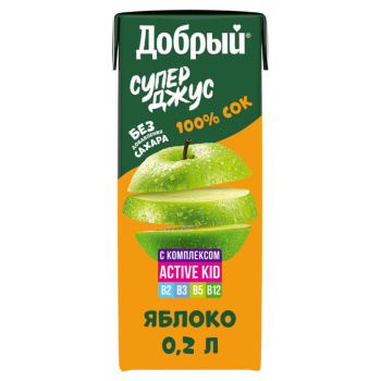 Сок Добрый 0,2л Яблоко