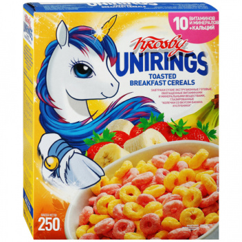 KROSBY Колечки со вкусом банана и клуб. 250г