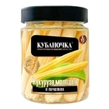 Кукуруза Кубаночка молодая в початках, 260г