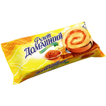 Рулет Домашний крем-вареная сгущенка Раменский Кондитерский Комбинат, 150г