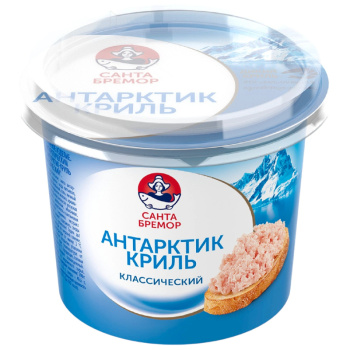 Паста из морепродуктов Антарктик-Криль классическая Санта Бремор, 150г