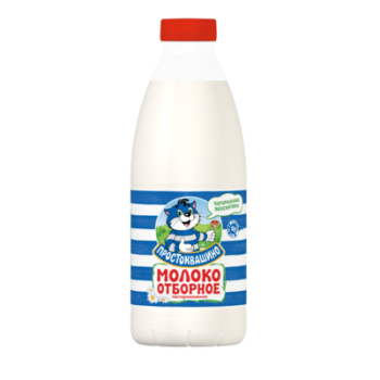 4607053473537_Простоквашино_Молоко_пастер_Отборное_3_4-4_5_930мл_Бут_ТП6