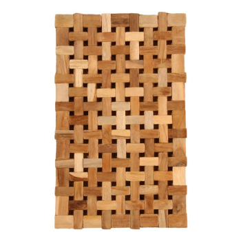 Коврик из тикового дерева, 30х20х0,7см   
