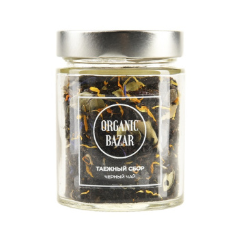 chai-chernyi-v-steklyannoi-banke-Taezhnyi-sbor