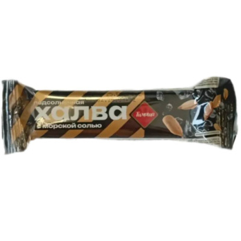 Халва Тимоша подсолнечная батончик с морской солью, 50г