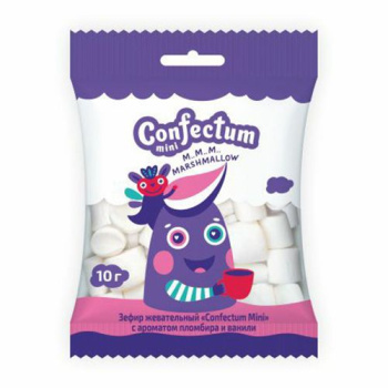 Зефир жев. Confectum Mini с ароматом пломбира 10г