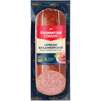 Сервелат варено-копченый Владимирский Владимирский Стандарт, 350г