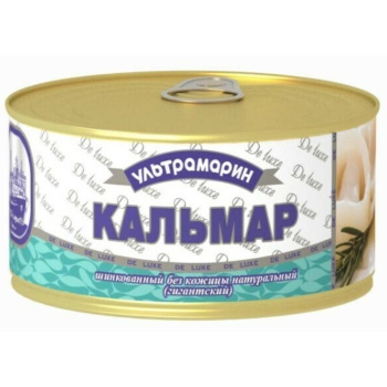 Кальмар Ультрамарин натуральный без кожицы, 185г