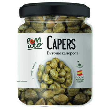 Каперсы бутоны в винном уксусе Pomato, 140г