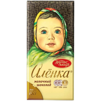 Шоколад молочный Алёнка Красный Октябрь, 75г