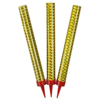 Свеча-фонтан 15см, 3 свечи 