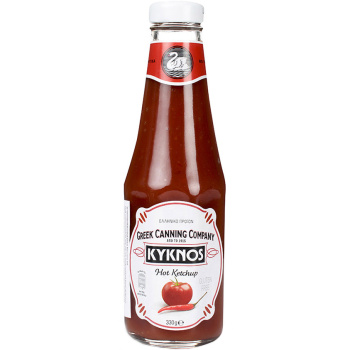 Кетчуп Kyknos томатный острый, 330г