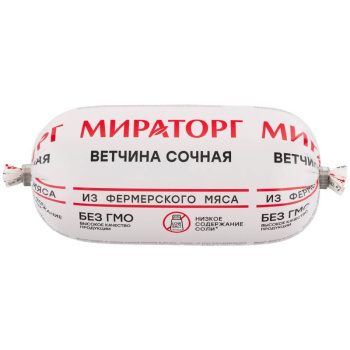 Ветчина Мираторг сочная, 400г